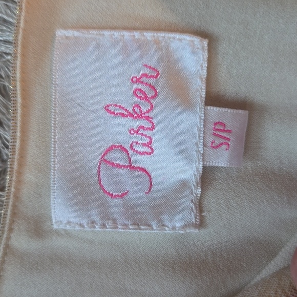 Parker silk shimmering gold camisole - Picture 4 of 13